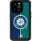 MLB Seattle Mariners Split iPhone 15 Pro Waterproof Case